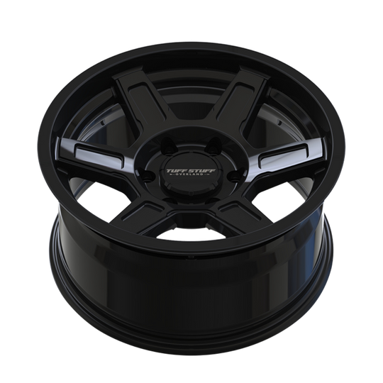 TS01-7836GB - Tuffstuff Ascent 17X8.5 6X135 /  ET 0mm Gloss Black - Tuffstuff Wheels Canada