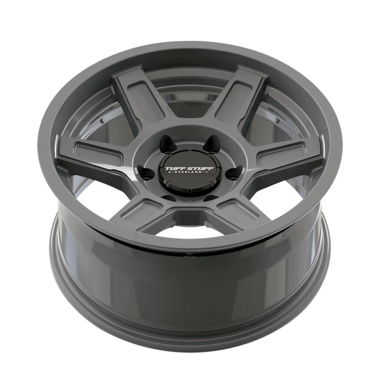 TS01-7883AG - Tuffstuff Ascent 17X8.5 6X139.7 /  ET 0mm Gloss Grey - Tuffstuff Wheels Canada