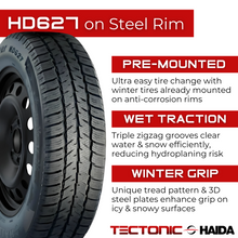 Load image into Gallery viewer, THTWSTPCR19230 4-Pack 225/65R16 Tectonic HD627 Winter Tire on 16X6.5 5X127 Wheel Rim