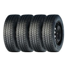 Charger l'image dans la galerie, THTWSTPCR21280 4-Pack 215/65R16 Tectonic HD627 Winter Tire on 16X6.5 5X114.3 Wheel Rim