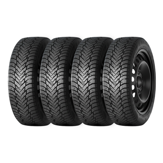 TSTPCR48590 4-Pack 215/55R18 Tectonic HD657S Winter Tire on 18X7 5X114.3 Wheel Rim