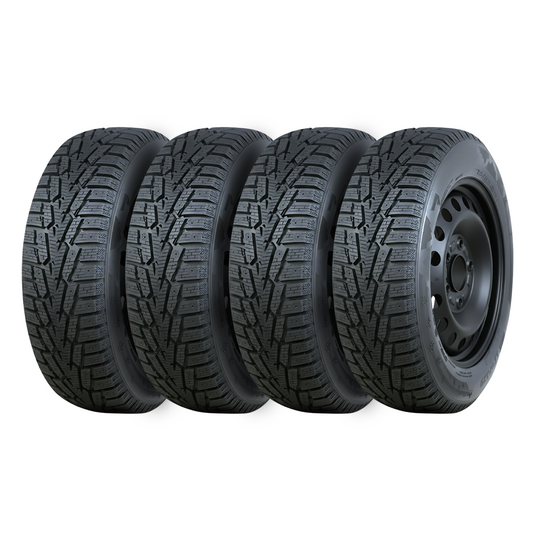TTWSTPCR42330 4-Pack 235/55R18 Tectonic HD677 Winter Tire on 18X7 5X120 Wheel Rim