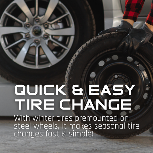 THTWSTPCR17800 4-Pack 215/65R16 Tectonic HD687 Winter Tire on 16X6.5 5X114.3 Wheel Rim