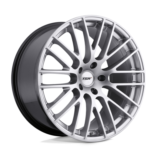1985MAX435112S72 - TSW Max 19X8.5 5X112  43mm Hyper Silver - TSW Wheels Canada
