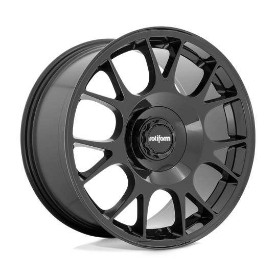 R187198500-20 - Rotiform R187 Tuf-R 19X8.5 BLANK  20mm Gloss Black - Rotiform Wheels Canada