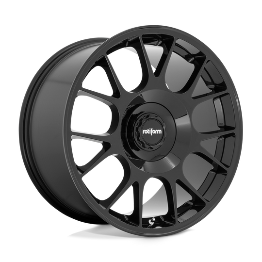 R187200523+40 - Rotiform R187 Tuf-R 20X10.5 5X108 5X120 40mm Gloss Black - Rotiform Wheels Canada