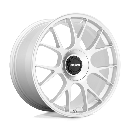R902199521+22T - Rotiform R902 Tuf 19X9.5 5X120  22mm Gloss Silver - Rotiform Wheels Canada