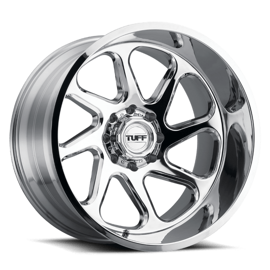 2614T2B-28165C25R - Tuff T2B 26X14 8X165.1 -72 mm Chrome - Directional - Tuff Wheels Canada