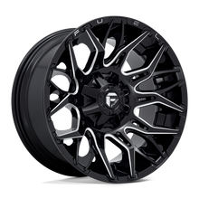 Charger l'image dans la galerie, D76920009847 - Fuel Off-Road D769 Twitch 20X10 6X135 / 6X139.7 -18mm Glossy Black Milled - Fuel Off-Road Wheels Canada