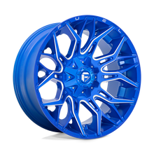 Load image into Gallery viewer, D77022001847 - Fuel Off-Road D770 Twitch 22X10 8X180 -18 mm Anodized Blue Milled - Fuel Off-Road Wheels Canada