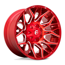 Charger l'image dans la galerie, D77120002647 - Fuel Off-Road D771 Twitch 20X10 5X114.3 / 5X127 -18mm Candy Red Milled - Fuel Off-Road Wheels Canada