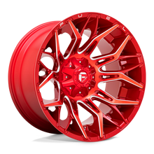 Load image into Gallery viewer, D77122202647 - Fuel Off-Road D771 Twitch 22X12 5X127 / 5X114.3 -44mm Candy Red Milled - Fuel Off-Road Wheels Canada