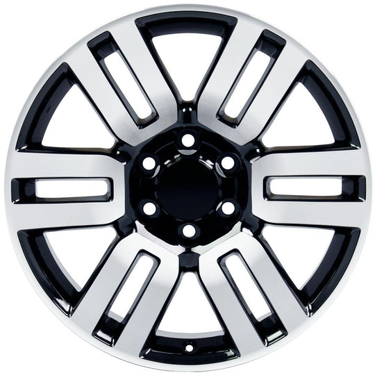 TY10-20070-6550-15MB - OE Wheels Replica TY10 20X7 6X139.7 ET15mm Black Machined - OE Wheels Wheels Canada