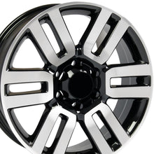 Load image into Gallery viewer, TY10-20070-6550-15MB - OE Wheels Replica TY10 20X7 6X139.7 ET15mm Black Machined - OE Wheels Wheels Canada