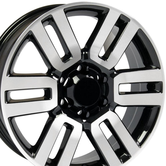 TY10-20070-6550-15MB - OE Wheels Replica TY10 20X7 6X139.7 ET15mm Black Machined - OE Wheels Wheels Canada