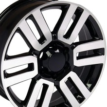 Load image into Gallery viewer, TY10-20070-6550-15MB - OE Wheels Replica TY10 20X7 6X139.7 ET15mm Black Machined - OE Wheels Wheels Canada
