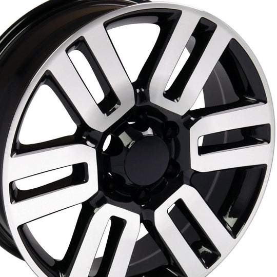 TY10-20070-6550-15MB - OE Wheels Replica TY10 20X7 6X139.7 ET15mm Black Machined - OE Wheels Wheels Canada