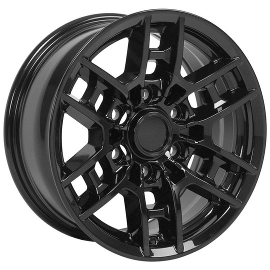 TY17-16070-6550-13B - OE Wheels Replica TY17 16X7 6X139.7 ET13mm Gloss Black - OE Wheels Wheels Canada