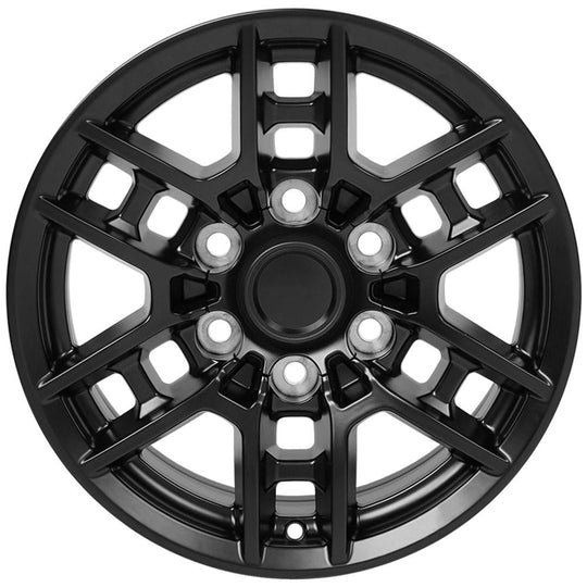 TY17-16070-6550-13B1 - OE Wheels Replica TY17 16X7 6X139.7 ET13mm Satin Black - OE Wheels Wheels Canada