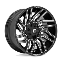 Load image into Gallery viewer, D77320009847 - Fuel Off-Road D773 Typhoon 20X10 6X135 6X139.7 -18 mm Gloss Black Milled - Fuel Off-Road Wheels Canada