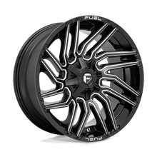 Load image into Gallery viewer, D77322001847 - Fuel Off-Road D773 Typhoon 22X10 8X180 -18 mm Gloss Black Milled - Fuel Off-Road Wheels Canada
