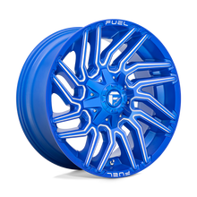 Load image into Gallery viewer, D77422208247 - Fuel Off-Road D774 Typhoon 22X12 8X165.1 -44 mm Anodized Blue Milled - Fuel Off-Road Wheels Canada