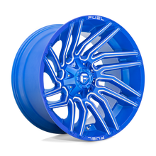 Load image into Gallery viewer, D77422207047 - Fuel Off-Road D774 Typhoon 22X12 5X139.7 5X150 -44 mm Anodized Blue Milled - Fuel Off-Road Wheels Canada