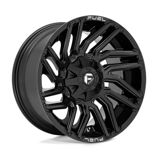 D77620009847 - Fuel Off-Road D776 Typhoon 20X10 6X135 6X139.7 -18 mm Gloss Black - Fuel Off-Road Wheels Canada