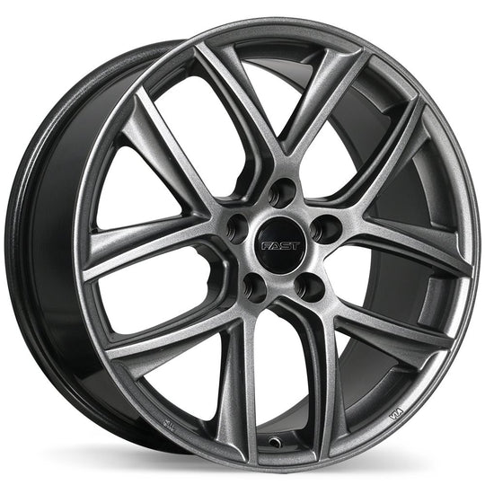 F220N-1775-65TN+35C661 - Fast Wheels Tactic 17X7.5 5X114.3 35mm Titanium - Fast Wheels Wheels Canada