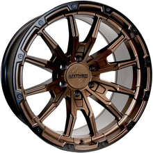 Charger l'image dans la galerie, A847201063045 - Anthem Talon 20X10 6X135 -24mm Matte Bronze with Satin Black Lip - Anthem Wheels Canada