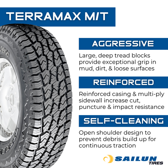 S5543917 33X12.50R20 Sailun TerraMax M/T 114Q Sailun Tires Canada