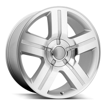 Charger l'image dans la galerie, R147-463930SM - Strada OE Replica R147 Texas Edition 24X10 6x139.7 30mm Silver Machined - Strada OE Replica Wheels Canada
