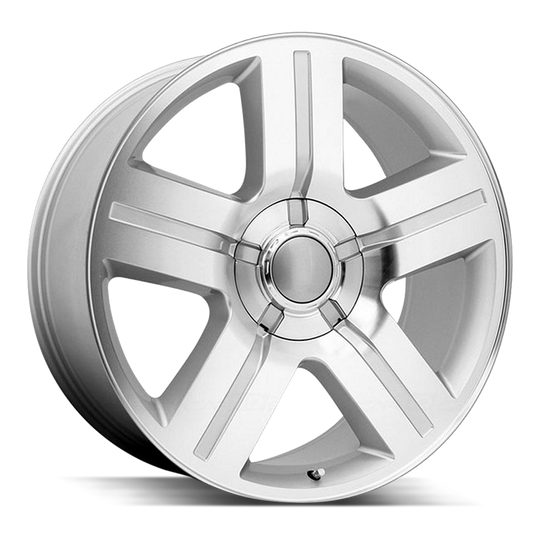 R147-463930SM - Strada OE Replica R147 Texas Edition 24X10 6x139.7 30mm Silver Machined - Strada OE Replica Wheels Canada