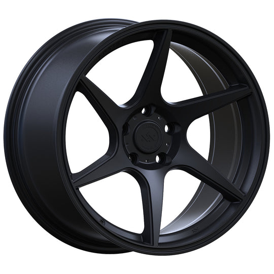 ART103189551143573SB - Anovia Titan 18X9.5 5X114.3 35mm Satin Black - Anovia Wheels Canada