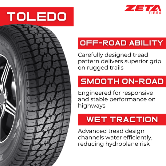 ZT2756517 275/65R17 Zeta Toledo 115H Zeta Tires Canada