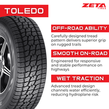 Charger l'image dans la galerie, ZT2357016N 235/70R16 Zeta Toledo 109T Zeta Tires Canada