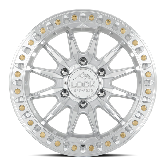 TRAIL-7969MC - Lock Offroad Trail 17X9 6X139.7 ET 1mm Machined Face Polish - Lock Offroad Wheels Canada