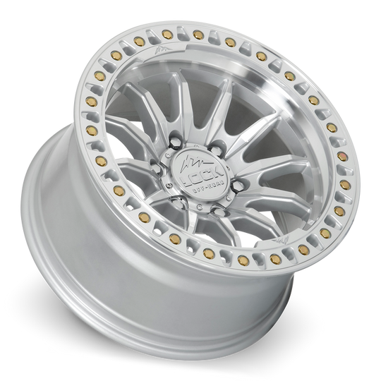 TRAIL-78569MC25 - Lock Offroad Trail 17X8.5 6X139.7 ET 25mm Machined Face Polish - Lock Offroad Wheels Canada