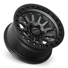 Load image into Gallery viewer, TRAIL-7969MGMBR12N - Lock Offroad Trail 17X9 6X139.7 ET -12mm Matte Grey With Matte Black Ring - Lock Offroad Wheels Canada