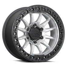 Charger l'image dans la galerie, TRAIL-7957MSMBR - Lock Offroad Trail 17X9 5X127 ET 1mm Matte Silver With Matte Black Ring - Lock Offroad Wheels Canada