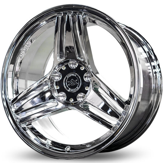 ANO107189551143573CH - Anovia Treble 18X9.5 5X114.3 35mm Chrome - Anovia Wheels Canada