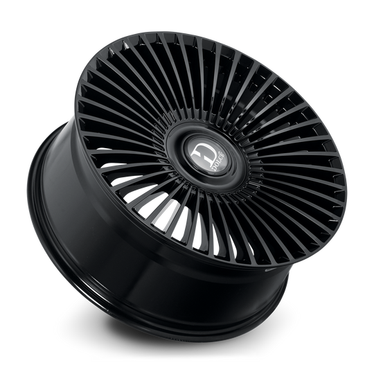 TRENTO-249000GB15 - Dolce Luxury Trento 24X9 Blank ET 15mm Glossy Black - Dolce Luxury Wheels Canada