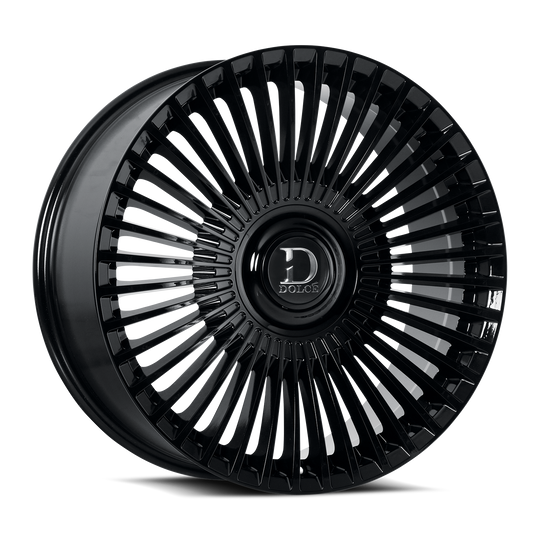 TRENTO-209010GB - Dolce Luxury Trento 20X9 5X120 / 5X112 ET 28mm Glossy Black - Dolce Luxury Wheels Canada