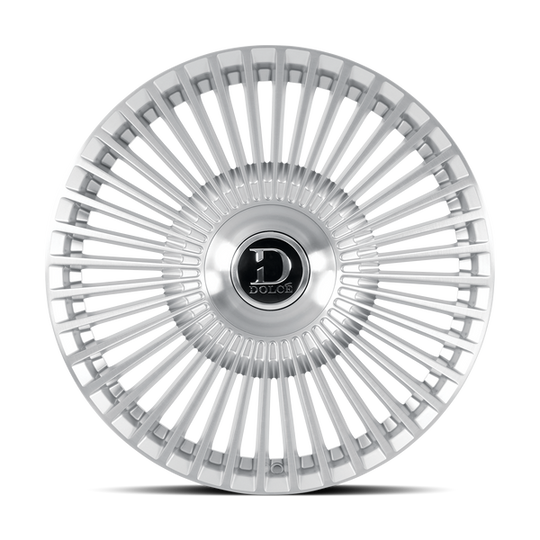 TRENTO-2239539GSBF - Dolce Luxury Trento 22X10.5 5X127 / 5X130 ET 42mm Gloss Sliver Brush Face - Dolce Luxury Wheels Canada