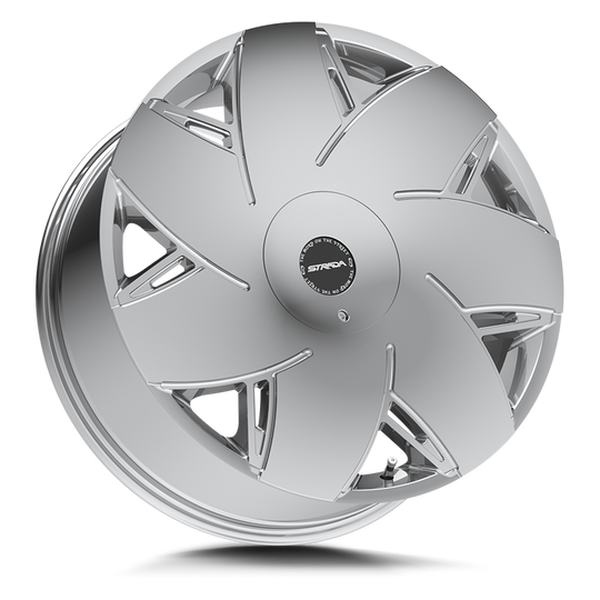 S6729050135C - STRADA S67 Turbina 22X9 5X120 / 5X114.3 35mm Chrome - STRADA S67 Wheels Canada
