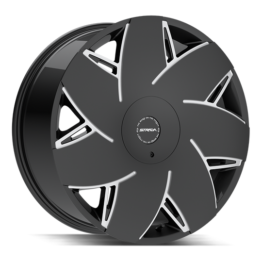 S6729050935GBML - STRADA S67 Turbina 22X9 5X112 / 5X108 35mm Gloss Black - STRADA S67 Wheels Canada