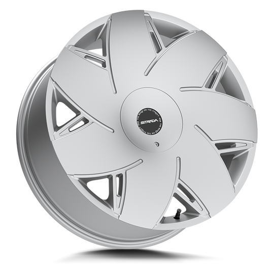 S6729050135BFS - STRADA S67 Turbina 22X9 5X114.3 / 5X120.65 35mm Silver - STRADA S67 Wheels Canada