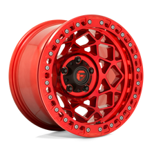 Load image into Gallery viewer, D12117908945 - Fuel Off-Road D121 Unit Beadlock 17X9 6X135 -15 mm Candy Red - Fuel Off-Road Wheels Canada