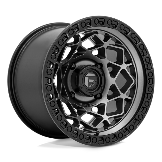 D7841570A643 - Fuel Off-Road D784 Unit 15X7 4X137 10mm Gunmetal With Matte Black Ring - Fuel Off-Road Wheels Canada