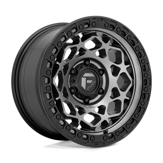 D78417908445 - Fuel Off-Road D784 Unit 17X9 6X139.7 -12 mm Gunmetal With Matte Black Ring - Fuel Off-Road Wheels Canada